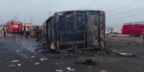 مصرع 25 شخصا جراء اندلاع حريق بحافلة في الهند