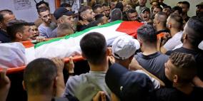 تشييع جثمان الشهيد محمد ندى في نابلس