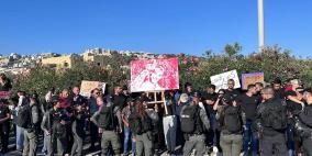 تظاهرة في الداخل ضد العنف والجريمة وتقاعس شرطة الاحتلال