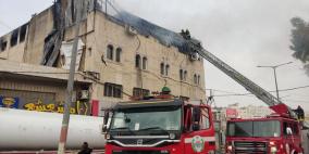 الدفاع المدني يكشف لراية تفاصيل حريق مصنع عابدين في بيتونيا