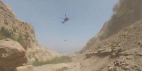 إصابات بينها خطيرة بانهيار صخري في "عين جدي" قرب البحر الميت