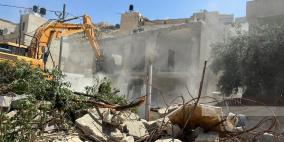 الاحتلال يهدم أساسات منزل في بيت جالا غرب بيت لحم
