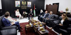 وزير الداخلية الفلسطيني يستقبل وزيرة الدفاع الهولندية