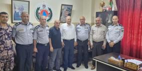 إدارة نادي قلقيلية الأهلي في ضيافة مديرية الدفاع المدني الفلسطيني