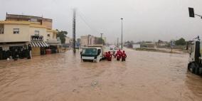  وفاة فلسطيني جراء الفيضانات في ليبيا