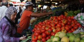 ارتفاع على أسعار الخضروات والفواكه في الضفة وغزة