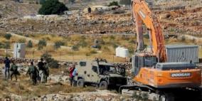 بيت لحم: الاحتلال يخطر بوقف البناء في منزل ويستولي على معدات