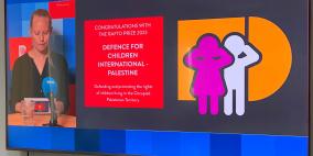 منح جائزة "رافتو" لحقوق الإنسان إلى الحركة العالمية للدفاع عن الأطفال- فلسطين