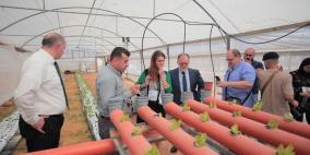 افتتاح مشروع المزرعة المائية على أراضي جامعة خضوري بطولكرم