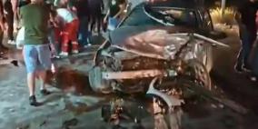 بالفيديو: مصرع شاب وإصابة آخرين بحادث سير في جنين   