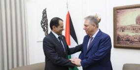 السفير دبور يستقبل سفير دولة قطر في لبنان