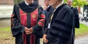 رئيس جامعة القدس يشارك في حفل تنصيب الرئيس الثلاثين لجامعة هارفارد