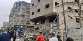 إصابات جراء "انهيار سقالة" في بناية قيد الإنشاء غرب غزة
