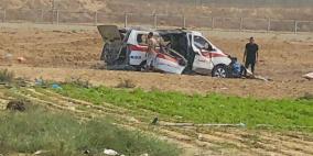 الصحة بغزة تحذر من استمرار الاحتلال استهدافه المباشر لسيارات الإسعاف