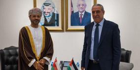 الشيخ ووزير الخارجية العُماني يبحثان التطورات في فلسطين