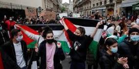 حظر التظاهر لدعم فلسطين في فرنسا
