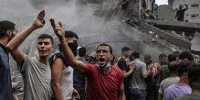 27 شهيدا على الاقل بقصف الاحتلال قبل قليل عدة مناطق في قطاع غزة