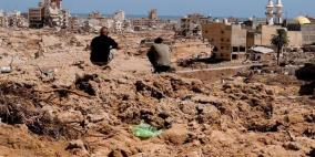 دفن عشرات جثامين الشهداء بمقبرة جماعية في مدينة غزة