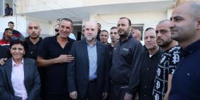 الهباش يطمئن على أوضاع أبناء قطاع غزة في مدينة أريحا