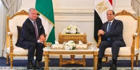 ملك الأردن عبدالله الثاني يلتقي بالرئيس المصري عبدالفتاح السيسي