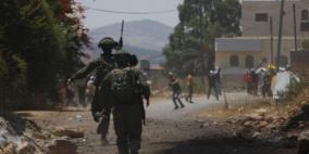 إصابة شاب برصاص الاحتلال في قرية مادما جنوب نابلس
