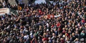 تشييع جثمان الشهيد عدنان بني عودة في طمون جنوب طوباس