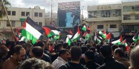 وقفة في نابلس تنديدا بعدوان الاحتلال على قطاع غزة