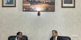  الدكتور جواد عوَّاد سفير دولة فلسطين لدى جمهورية أوزبكستان وقيرقيزيا يستقبل السفير الباكستاني 