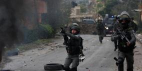 إصابة مواطنين بالرصاص خلال مواجهات مع الاحتلال في قرية تل جنوب غرب نابلس