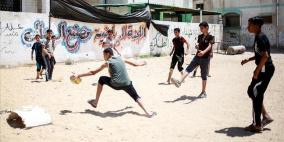 لم يعد لكرة لقدم في غزة نجوم صغار
