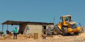 الاحتلال يشرّد 20 عائلة من خربة طانا شرق نابلس 
