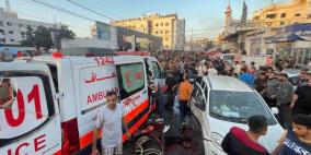 الاحتلال يواصل غاراته المكثفة على محيط مجمع الشفاء الطبي في مدينة غزة