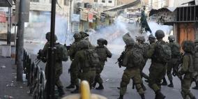 مواجهات مع قوات الاحتلال في بورين جنوب نابلس