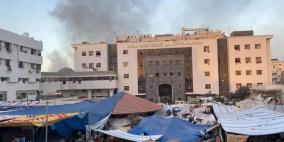 الاحتلال يقصف الطابق العلوي من المبنى الرئيسي لمجمع الشفاء الطبي في غزة
