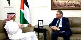 دبور اطلع البخاري على اخر التطورات في غزة مشيدا بموقف السعودية ووقوفها الدائم الى جانب فلسطين