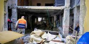 تفجير منزل و تدمير الطرق في مخيم بلاطة على يد الاحتلال