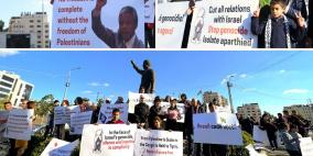 رام الله: وقفة لدعوة العالم الجنوبي للضغط من أجل وقف العدوان وفرض عقوبات على إسرائيل