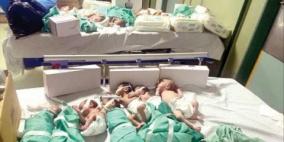 استشهاد ثلاثة أطفال خدج في مستشفى كمال عدوان شمال قطاع غزة إثر انقطاع الكهرباء