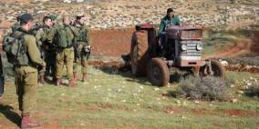 الاحتلال يستولي على 2.5 دونم من أراضي بلدة بيت دجن شرق نابلس