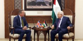 الرئيس يستقبل وزير خارجية بريطانيا ديفيد كاميرون