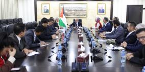 رئيس الوزراء يبحث مع الهلال الأحمر وإدارة الكوارث والطوارئ التركية إغاثة أهلنا في قطاع غزة