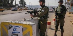 الاحتلال يغلق حاجز تياسير العسكري شرق طوباس 