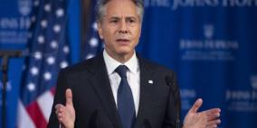 بلينكن: فرض عقوبات على مستوطنين إسرائيليين متهمين بأعمال عنف في الضفة الغربية