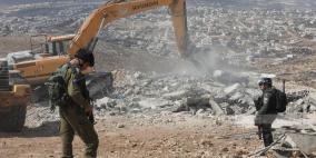 الاحتلال يهدم منزلاً في بني نعيم