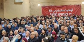 بمشاركة المئات: انعقاد مجلس الجبهة الديمقراطية رغم معارضة الشرطة