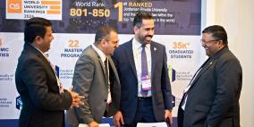 عمان الأهلية تشارك في مؤتمر كيو أس لإعادة تصور التعليم