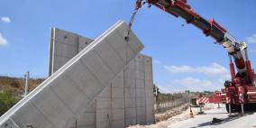 الاحتلال يشرع ببناء مقاطع من جدار الفصل العنصري في الجلمة شمال شرق جنين