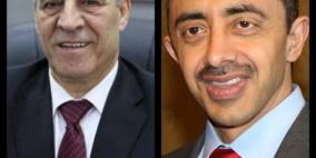 الشيخ يلتقي وزير الخارجية الإماراتي