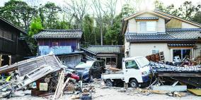 95 ألف منزل بلا كهرباء وماء جراء زلزال اليابان