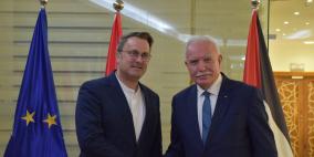 الوزير المالكي يستقبل وزير خارجية لوكسمبورغ ويطلعه على الوضع الإنساني الكارثي في غزة